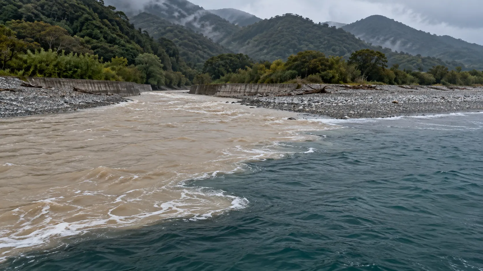 Первые водоводы брали воду не из русла, а из-под него: сквозь галечник реки Сочи и поймы Мацесты