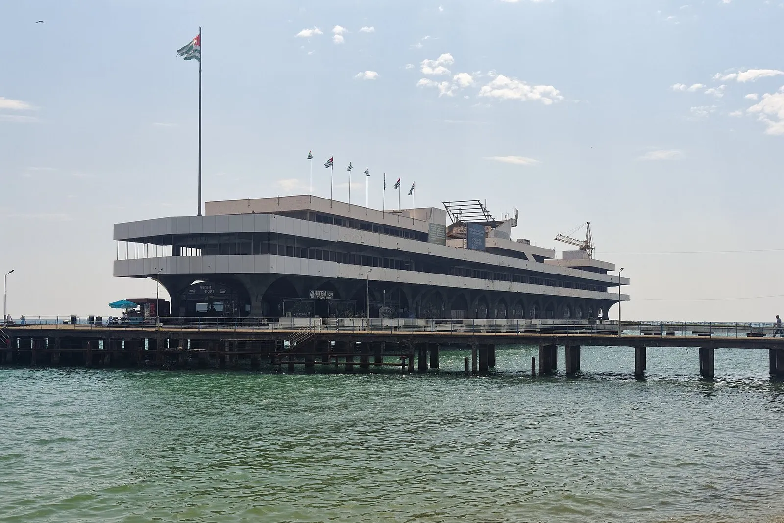 Морской вокзал Сухума, сентябрь 2024 года (фото: Alexxx1979, Wikimedia Commons, CC BY-SA 4.0)